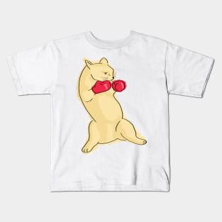 My cat is a boxer Kids T-Shirt